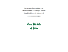 Tablet Screenshot of chez-michele-et-yvan.com
